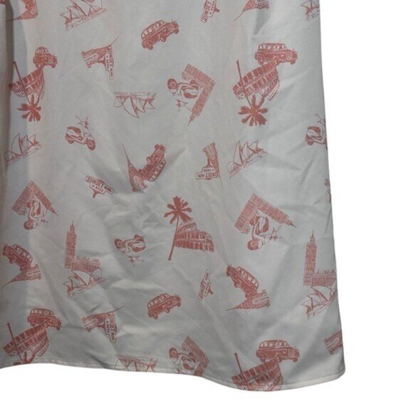 Modcloth Plus Size 4X Cream Boardroom Brunch Keyhole Top Flutter Sleeve Travel - Picture 3 of 7